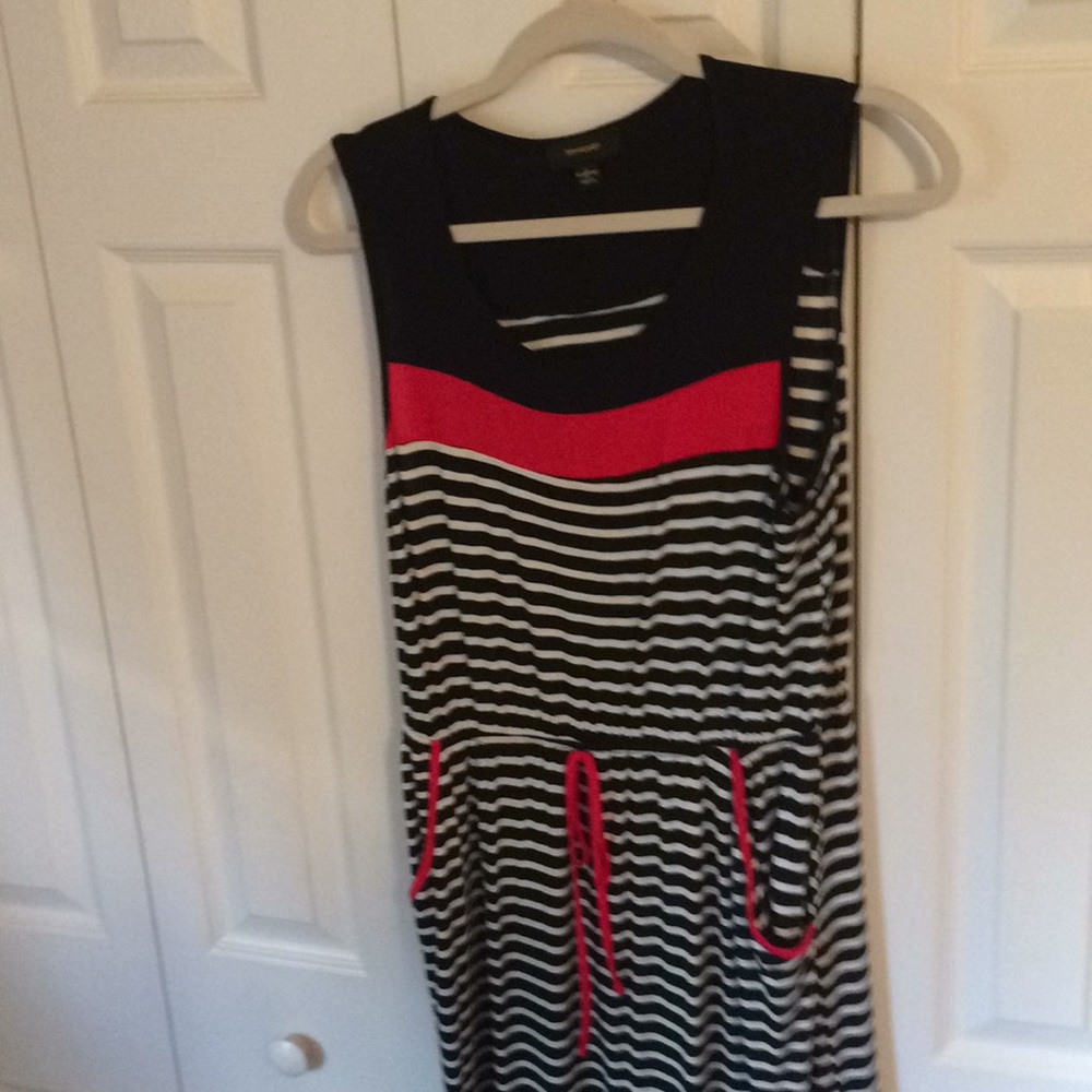 Ladies Striped Maxi Dress